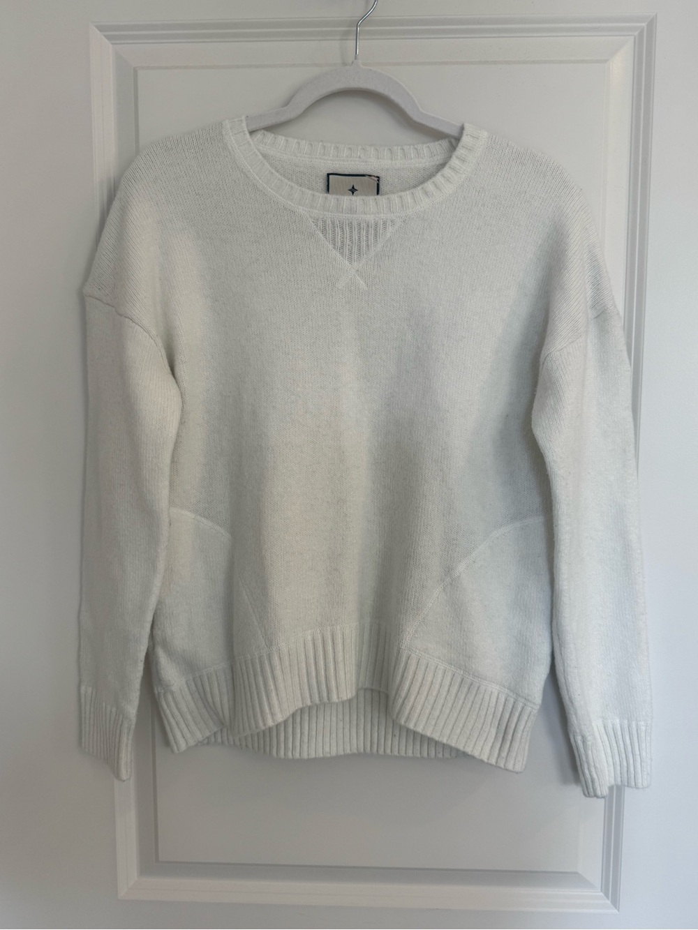 Tuckernuck Ivory Crewneck Sweater with Pockets